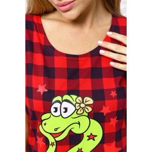 Туника женская "Стрекоза" 1339 кулирка (последний размер) красная змея 46 Туника женская "Стрекоза" 1339 кулирка (последний размер) красная змея 46