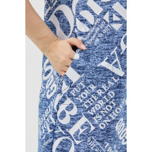 Туника женская "Мелисса" 1369-1 кулирка (последний размер) джинса 60 Туника женская "Мелисса" 1369-1 кулирка (последний размер) джинса 60