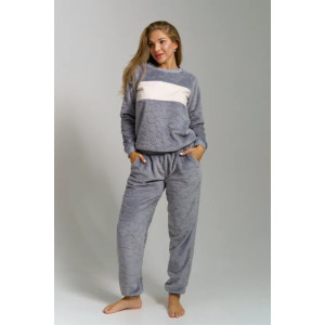 Костюм двойка женский "Ариэль-2" 1318 велсофт+футер 2-х нитка (последний размер) серый 50,54 Костюм двойка женский "Ариэль-2" 1318 велсофт+футер 2-х нитка (последний размер) серый 50,54