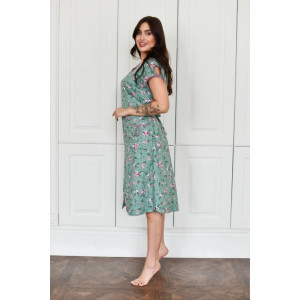 Халат женский "Настя" 1199-2 кулирка (последний размер) зеленый 58,60,62 Халат женский "Настя" 1199-2 кулирка (последний размер) зеленый 58,60,62