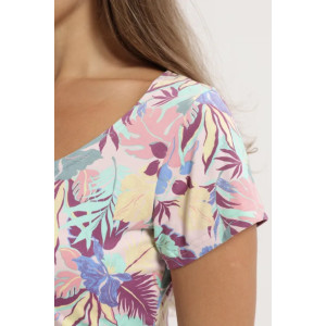 Платье женское "Симона 3" 1310-2 трикотаж (последний размер) листья 48,52 Платье женское "Симона 3" 1310-2 трикотаж (последний размер) листья 48,52