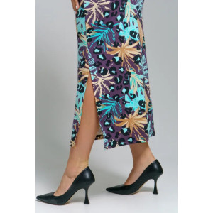 Платье женское "Симона" 1310 вискоза (последний размер) тропики 44,46,52 Платье женское "Симона" 1310 вискоза (последний размер) тропики 44,46,52