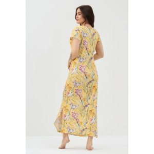 Платье женское "Симона" 1310-1 вискоза (последний размер) желтый 46,48,52,54 Платье женское "Симона" 1310-1 вискоза (последний размер) желтый 46,48,52,54