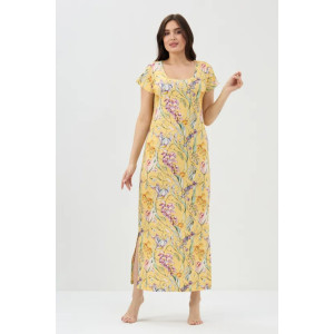 Платье женское "Симона" 1310-1 вискоза (последний размер) желтый 46,48,52,54 Платье женское "Симона" 1310-1 вискоза (последний размер) желтый 46,48,52,54
