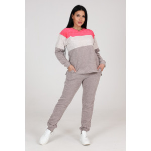 Костюм двойка женский "Домашний" КМ-514 махра (последний размер) коралл 50,52 Костюм двойка женский "Домашний" КМ-514 махра (последний размер) коралл 50,52