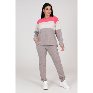 Костюм двойка женский "Домашний" КМ-514 махра (последний размер) коралл 50,52 Костюм двойка женский "Домашний" КМ-514 махра (последний размер) коралл 50,52