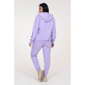 Костюм двойка женский КФ-489 "Принт" футер (последний размер) сирень 52 Костюм двойка женский КФ-489 "Принт" футер (последний размер) сирень 52