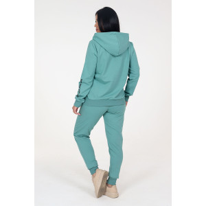 Костюм двойка женский КФ-489 "Принт" футер (последний размер) оливка 52,56 Костюм двойка женский КФ-489 "Принт" футер (последний размер) оливка 52,56