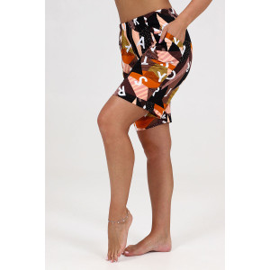 Шорты женские  ШК-236 кулирка (последний размер) буквы на оранжевых треугольниках 52 Шорты женские  ШК-236 кулирка (последний размер) буквы на оранжевых треугольниках 52