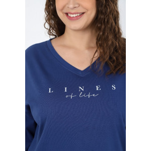 Костюм двойка женский "Котлин-2" кулирка (последний размер) индиго 60,62 Костюм двойка женский "Котлин-2" кулирка (последний размер) индиго 60,62