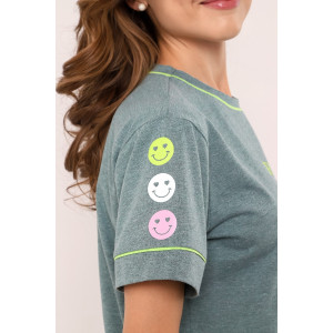 Костюм двойка женский "На удачу" кулирка меланж (последний размер) зеленый 44,46,48,52 Костюм двойка женский "На удачу" кулирка меланж (последний размер) зеленый 44,46,48,52