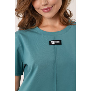 Костюм двойка женский "Стефани" кулирка с лайкрой (последний размер) бирюзовый 46 Костюм двойка женский "Стефани" кулирка с лайкрой (последний размер) бирюзовый 46