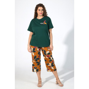 Костюм двойка женский "Арника-2" кулирка (последний размер) темно-зелёный 48,50 Костюм двойка женский "Арника-2" кулирка (последний размер) темно-зелёный 48,50