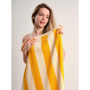 Полотенце "Urban Family" махровое "Полоски оранжевые"
