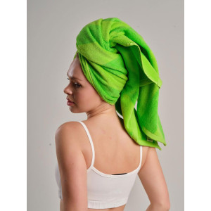 Полотенце "Urban Family" махровое "Полоски зеленые"