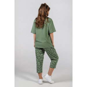 Костюм двойка женский "Степ-2" кулирка (последний размер) зеленый 52 Костюм двойка женский "Степ-2" кулирка (последний размер) зеленый 52