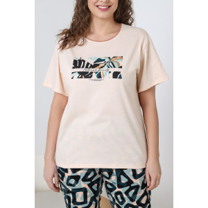 Костюм двойка женский "Трикси-2" кулирка (последний размер) бежевый 56 Костюм двойка женский "Трикси-2" кулирка (последний размер) бежевый 56