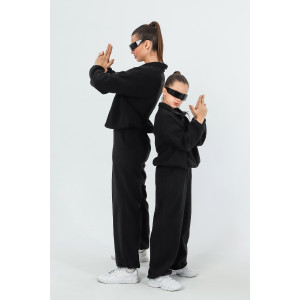 Костюм двойка женский "Скай-2" флис (последний размер) чёрный 54 Костюм двойка женский "Скай-2" флис (последний размер) чёрный 54