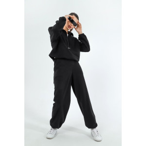 Костюм двойка женский "Скай-2" флис (последний размер) чёрный 54 Костюм двойка женский "Скай-2" флис (последний размер) чёрный 54