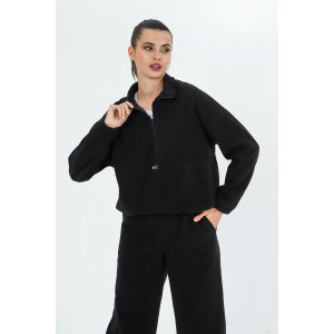 Костюм двойка женский "Скай-2" флис (последний размер) чёрный 54 Костюм двойка женский "Скай-2" флис (последний размер) чёрный 54