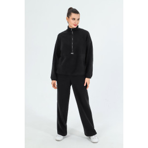 Костюм двойка женский "Скай-2" флис (последний размер) чёрный 54 Костюм двойка женский "Скай-2" флис (последний размер) чёрный 54