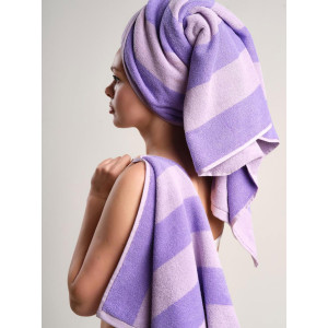 Набор махровых полотенец Urban Family "Полоски фиолетовые" 2 шт. Набор махровых полотенец Urban Family "Полоски фиолетовые" 2 шт.