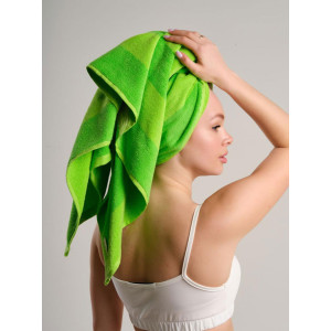 Набор махровых полотенец Urban Family "Полоски зеленые" 2 шт. Набор махровых полотенец Urban Family "Полоски зеленые" 2 шт.