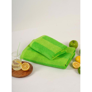 Набор махровых полотенец Urban Family "Полоски зеленые" 2 шт. Набор махровых полотенец Urban Family "Полоски зеленые" 2 шт.