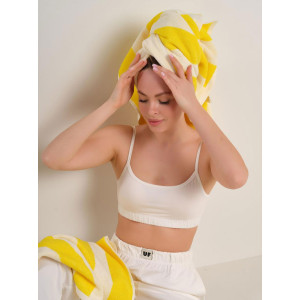 Набор махровых полотенец Urban Family "Полоски желтые" 2 шт. Набор махровых полотенец Urban Family "Полоски желтые" 2 шт.