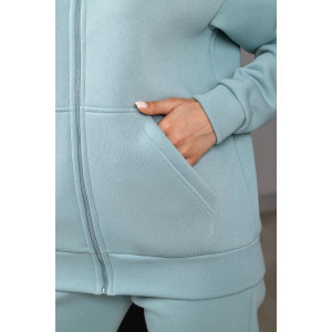 Костюм двойка женский "Релиз" футер 3-х нитка с начесом (последний размер) серо-зеленый 54 Костюм двойка женский "Релиз" футер 3-х нитка с начесом (последний размер) серо-зеленый 54