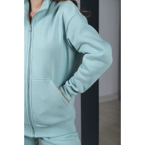 Костюм двойка женский "Релиз" футер 3-х нитка с начесом (последний размер) серо-зеленый 54 Костюм двойка женский "Релиз" футер 3-х нитка с начесом (последний размер) серо-зеленый 54