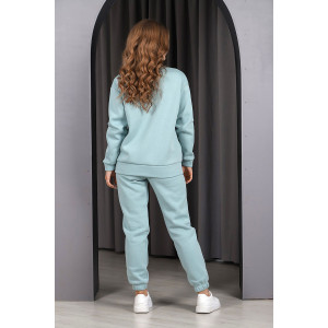 Костюм двойка женский "Релиз" футер 3-х нитка с начесом (последний размер) серо-зеленый 54 Костюм двойка женский "Релиз" футер 3-х нитка с начесом (последний размер) серо-зеленый 54