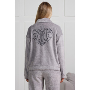 Костюм двойка женский "Лео-2" велсофт (последний размер) серый 54 Костюм двойка женский "Лео-2" велсофт (последний размер) серый 54