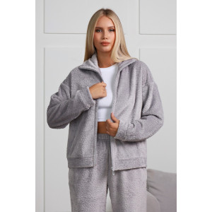 Костюм двойка женский "Лео-2" велсофт (последний размер) серый 54 Костюм двойка женский "Лео-2" велсофт (последний размер) серый 54