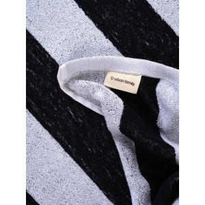 Набор махровых полотенец Urban Family "Полоски черные" 2 шт. Набор махровых полотенец Urban Family "Полоски черные" 2 шт.