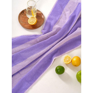 Набор махровых полотенец Urban Family "Полоски фиолетовые" 2 шт. Набор махровых полотенец Urban Family "Полоски фиолетовые" 2 шт.