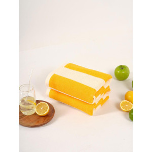 Набор махровых полотенец Urban Family "Полоски оранжевые" 2 шт. Набор махровых полотенец Urban Family "Полоски оранжевые" 2 шт.