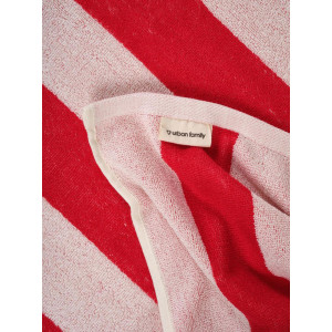 Набор махровых полотенец Urban Family "Полоски красные" 2 шт. Набор махровых полотенец Urban Family "Полоски красные" 2 шт.