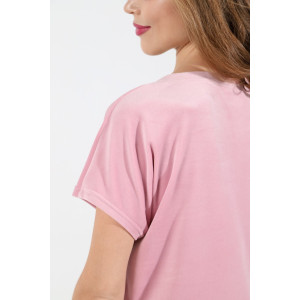 Костюм двойка женский "Пандора" велюр стрейч (последний размер) розовый 46 Костюм двойка женский "Пандора" велюр стрейч (последний размер) розовый 46