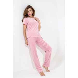 Костюм двойка женский "Пандора-2" велюр стрейч (последний размер) розовый 54 Костюм двойка женский "Пандора-2" велюр стрейч (последний размер) розовый 54