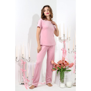 Костюм двойка женский "Пандора-2" велюр стрейч (последний размер) розовый 54 Костюм двойка женский "Пандора-2" велюр стрейч (последний размер) розовый 54