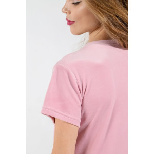 Костюм двойка женский "Пандора-2" велюр стрейч (последний размер) розовый 54 Костюм двойка женский "Пандора-2" велюр стрейч (последний размер) розовый 54