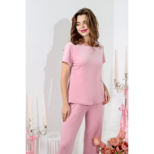 Костюм двойка женский "Пандора-2" велюр стрейч (последний размер) розовый 54 Костюм двойка женский "Пандора-2" велюр стрейч (последний размер) розовый 54