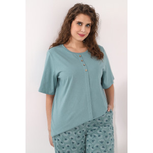 Костюм двойка женский "Лиам-1" кулирка (последний размер) зеленый 52,56 Костюм двойка женский "Лиам-1" кулирка (последний размер) зеленый 52,56