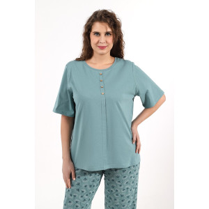 Костюм двойка женский "Лиам-1" кулирка (последний размер) зеленый 52,56 Костюм двойка женский "Лиам-1" кулирка (последний размер) зеленый 52,56