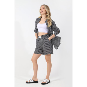 Костюм двойка женский "Тропический рай-1" штапель (последний размер) черный 50,52 Костюм двойка женский "Тропический рай-1" штапель (последний размер) черный 50,52