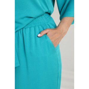 Костюм двойка женский "Лето" штапель (последний размер) бирюзовый 46 Костюм двойка женский "Лето" штапель (последний размер) бирюзовый 46