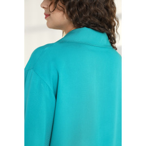 Костюм двойка женский "Лето" штапель (последний размер) бирюзовый 46 Костюм двойка женский "Лето" штапель (последний размер) бирюзовый 46