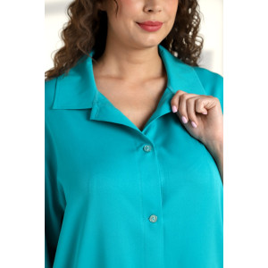 Костюм двойка женский "Лето" штапель (последний размер) бирюзовый 46 Костюм двойка женский "Лето" штапель (последний размер) бирюзовый 46