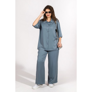 Костюм двойка женский "Лето" штапель (последний размер) серо-зеленый 50 Костюм двойка женский "Лето" штапель (последний размер) серо-зеленый 50